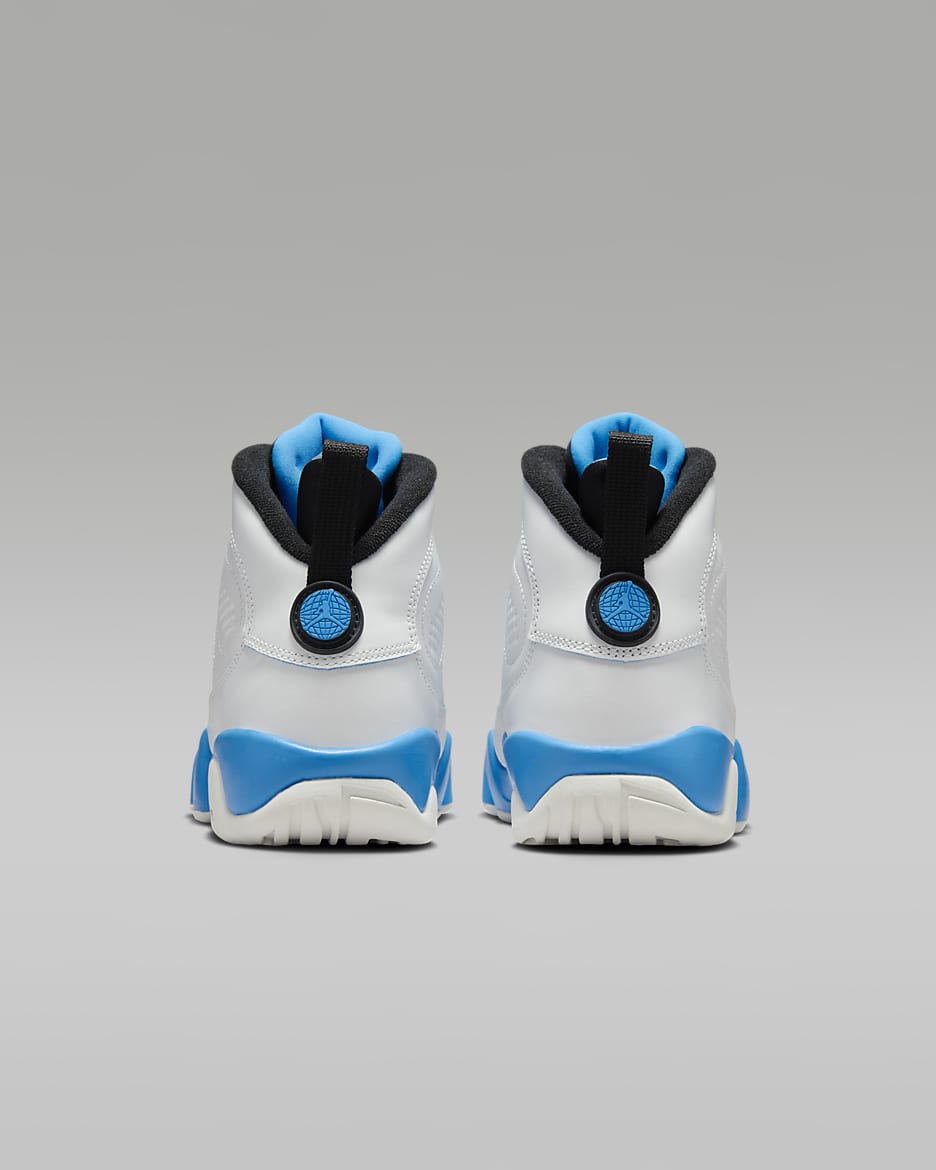 Air Jordan 9 Retro Powder Blue Big Kids Shoes. Nike